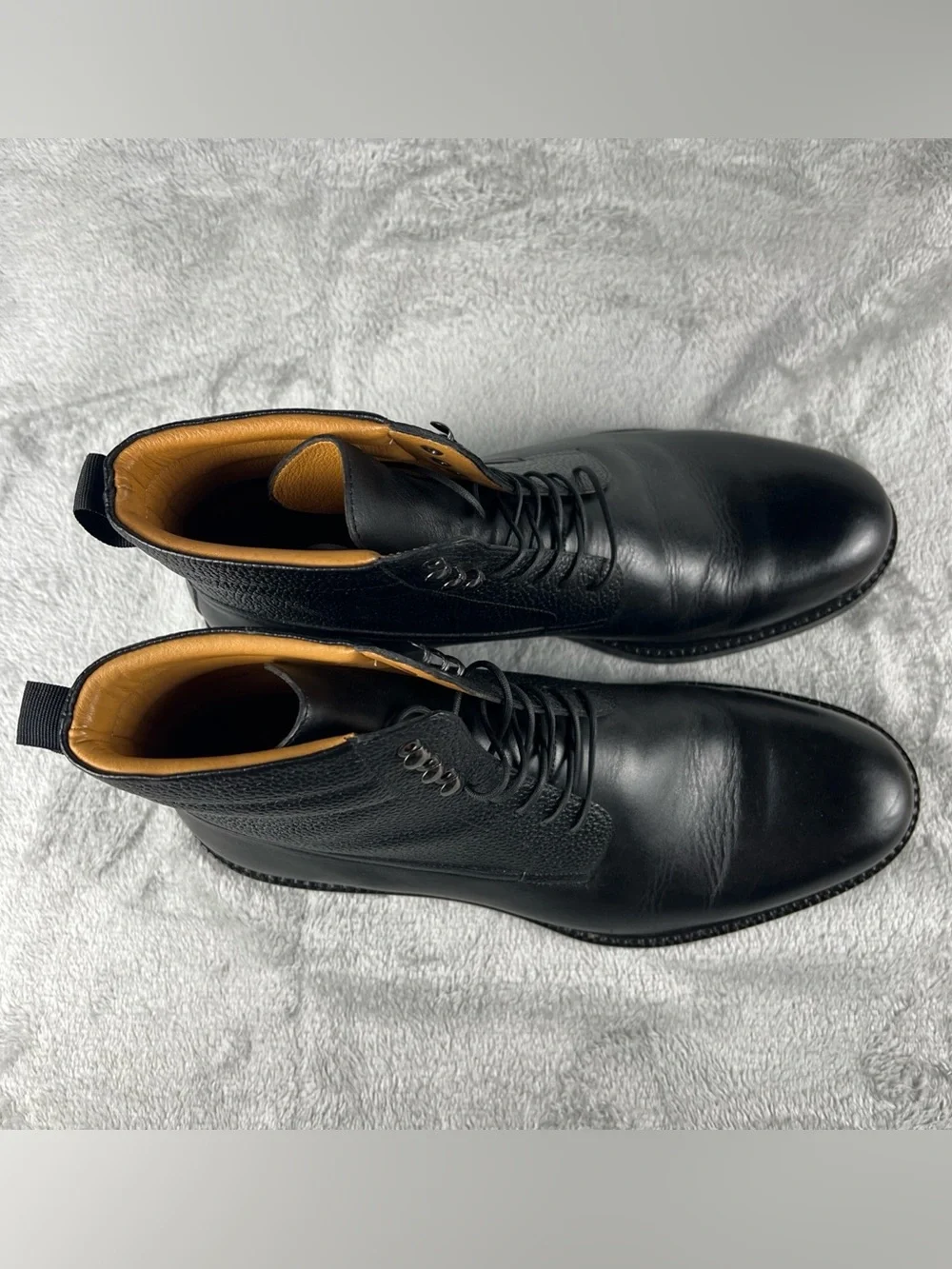 Beckett Simonon Oscar Boots Mens US Size 11 Black Full Grain Leather Handcrafted